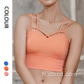 soutien-gorge de yoga crop top